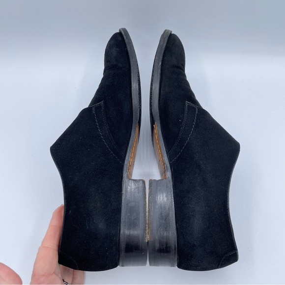 Moreschi Italy Suede Shoes 8 1/2 Black - Picture 13 of 16